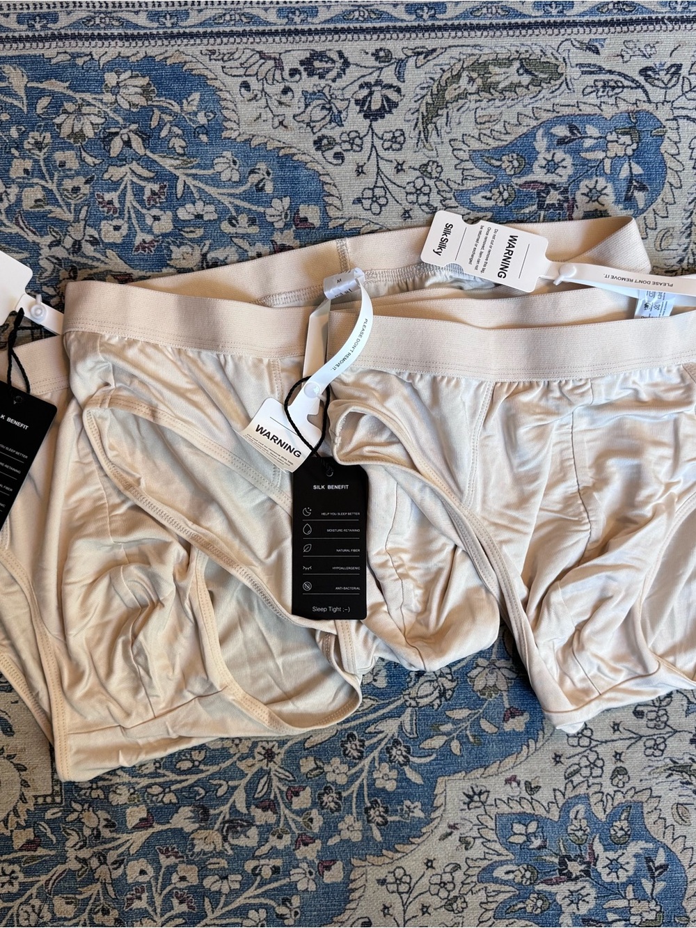 Men's Gold 100% Silk Briefs - Soft Stretch Comfort NWT - Never Been Worn 50% off